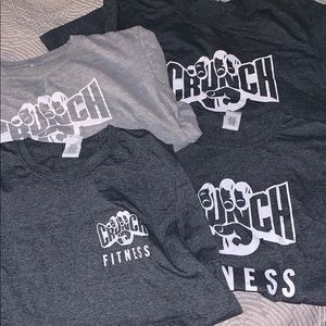 CRUNCH FITNESS TEES BUNDLE